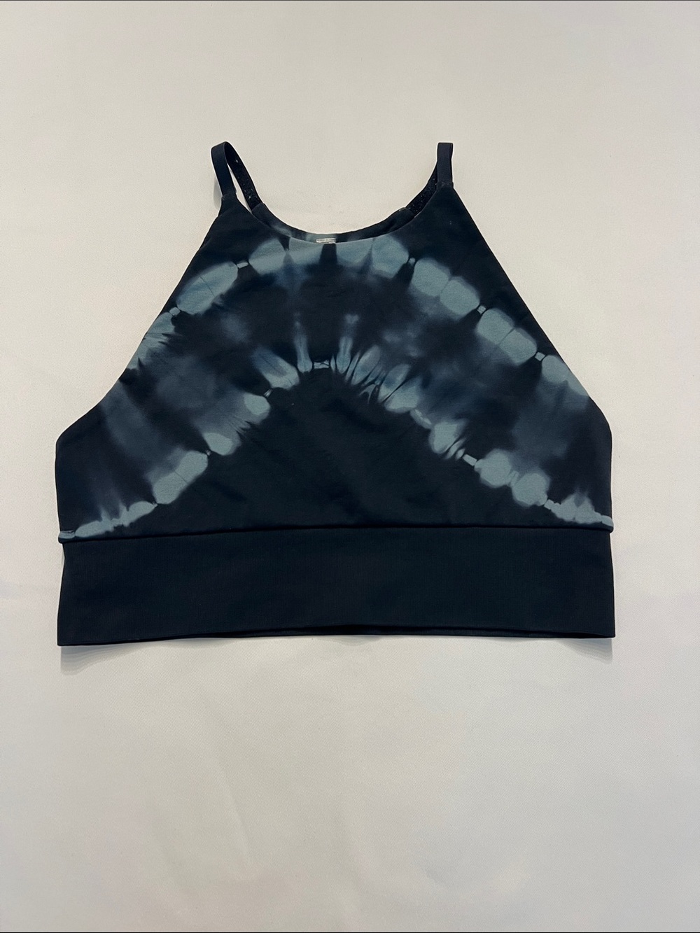 Joy Lab High-Neck Tie-Dye Crop Bralette - Blue hues- Very Flattering